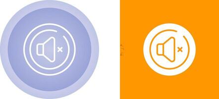 Mute Circle Vector Icon