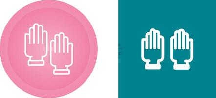 Rubber Gloves Vector Icon