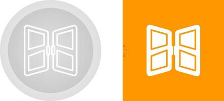 Unique Two Icons Set vector