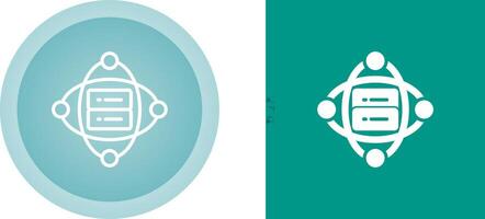 Cluster Server Vector Icon