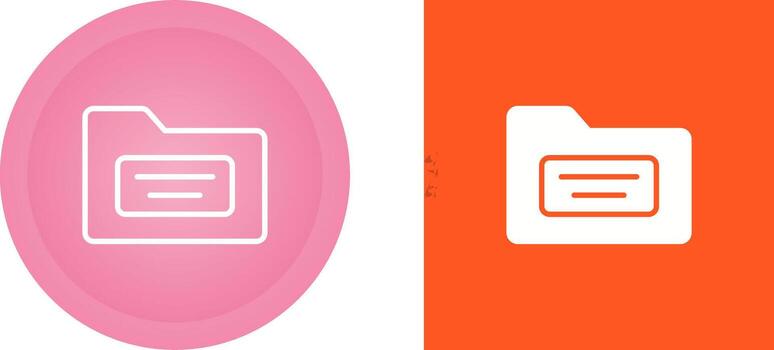 File Folder Vector Icon