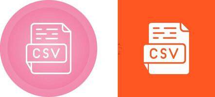 CSV Vector Icon