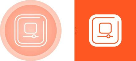 Video Stop Square Vector Icon