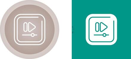 Video Fast Square Triangle Vector Icon
