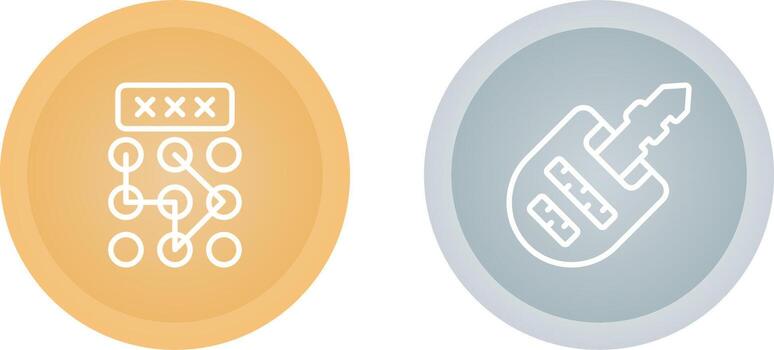 Pattern Lock Vector Icon