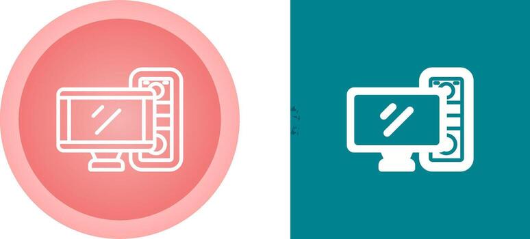 Computer Vector Icon