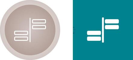 Horizontal Alignment Vector Icon