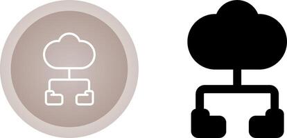 Cloud Computing Vector Icon