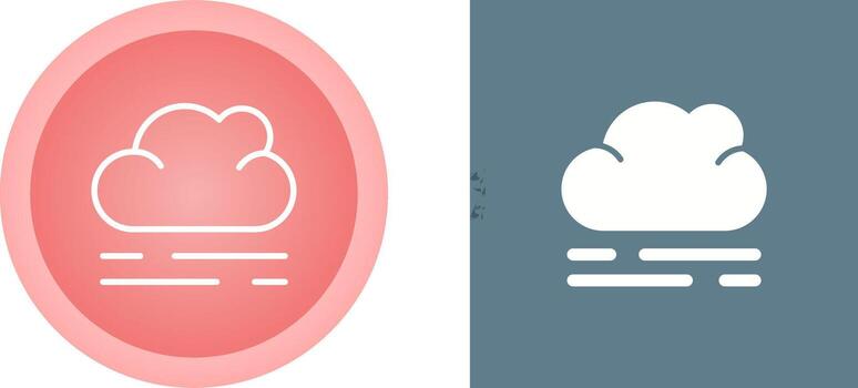 icono de vector de nube