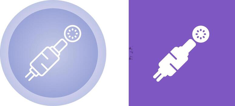 icono de vector de enchufe