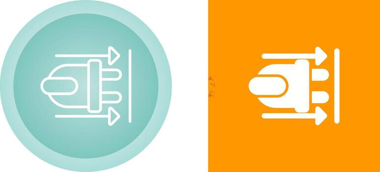 icono de vector de enchufe