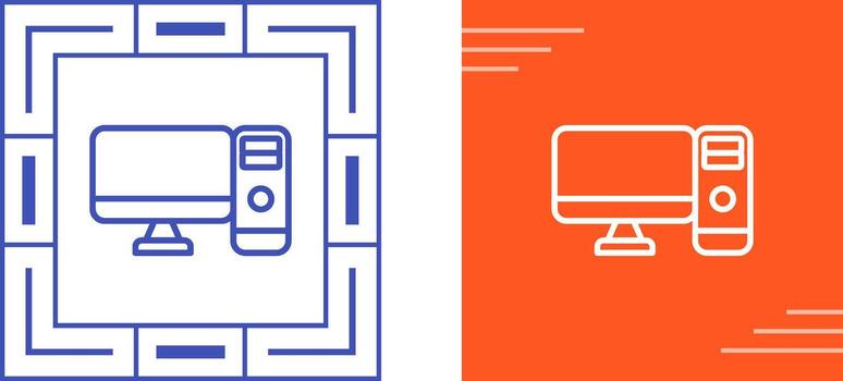 Computer Vector Icon