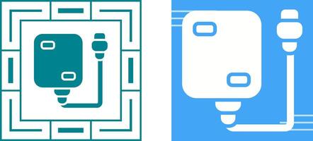 portátil difícil conducir vector icono