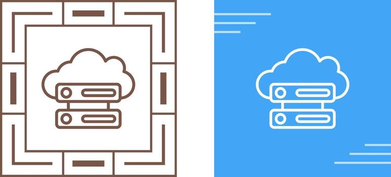 Cloud Computing Vector Icon