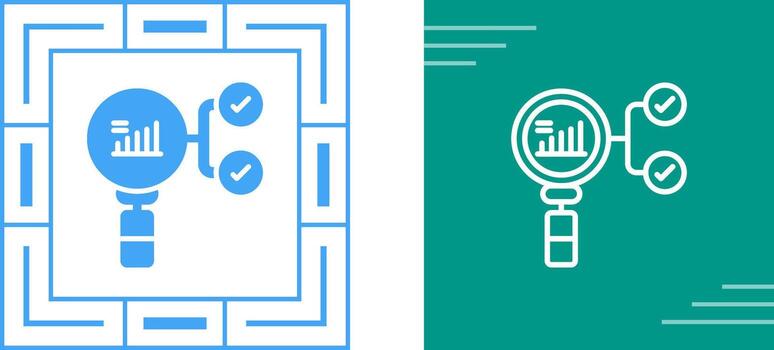 preceptivo analítica vector icono