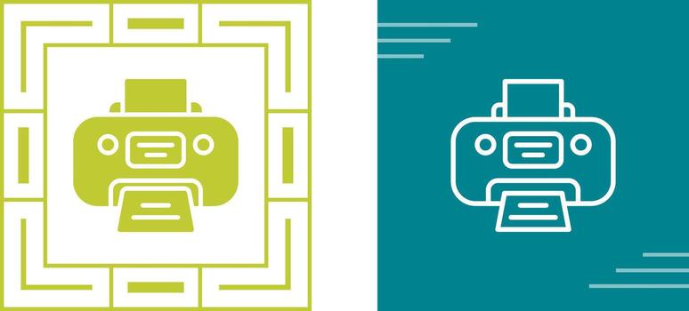 icono de vector de impresora