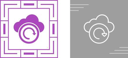 Cloud Backup Vector Icon