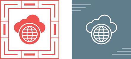 Cloud Network Vector Icon