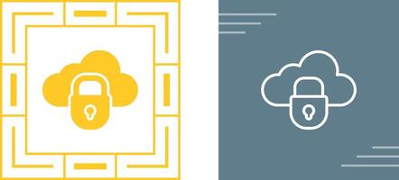 Private Cloud Vector Icon