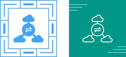 Multi-Cloud Vector Icon