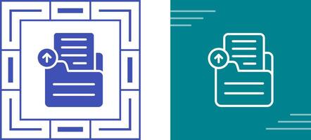 Document Upload Vector Icon
