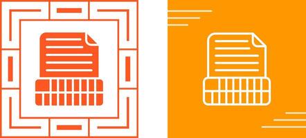 Document Insert Table Vector Icon