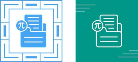 Document Insert Formula Vector Icon