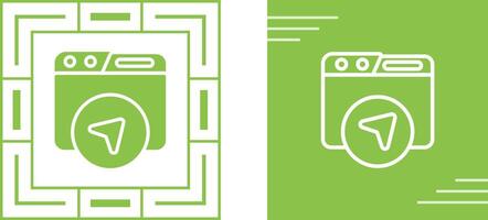 Website Navigation Vector Icon