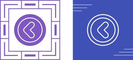 Angle Left Vector Icon