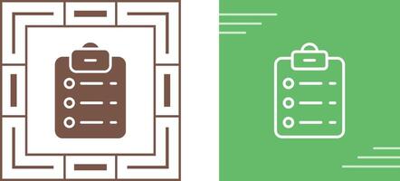 List Check Vector Icon