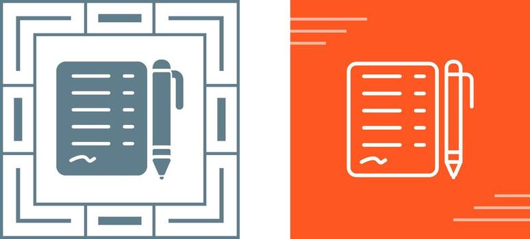 Document Signed Vector Icon