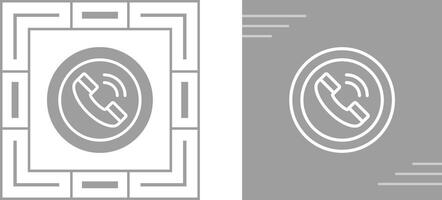 Circle Phone Vector Icon