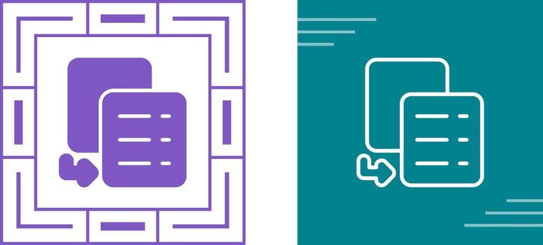 copiar icono de vector