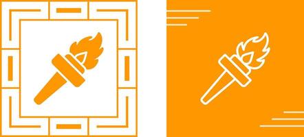 Torch Vector Icon