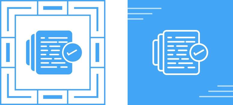 Document Versioning Vector Icon