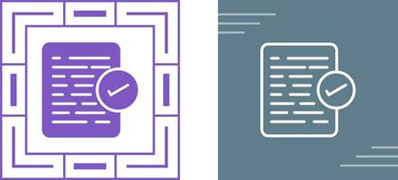 Document Approval Vector Icon