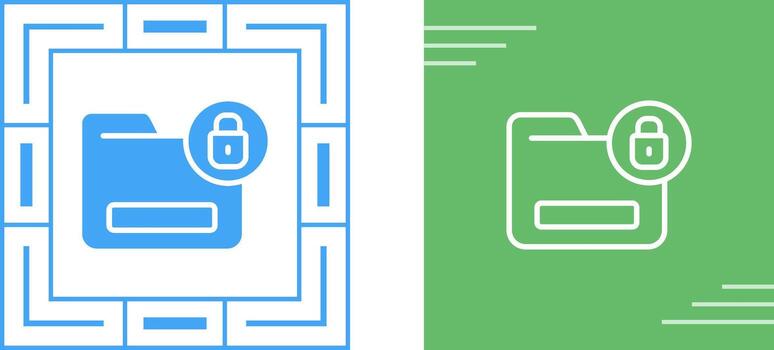 documento cifrado vector icono