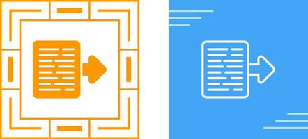 Document Export Vector Icon