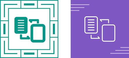 Document Migration Vector Icon