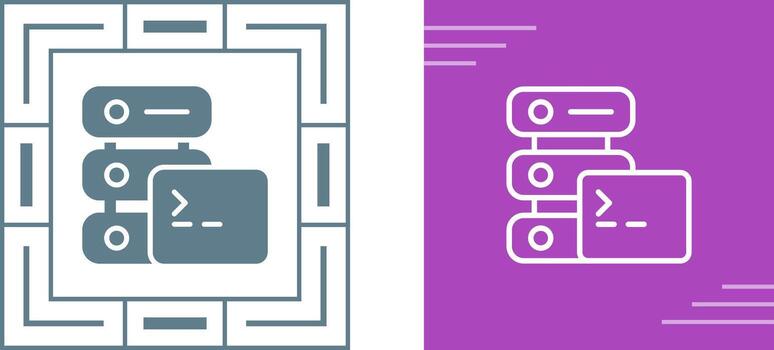 SSH Hosting Vector Icon