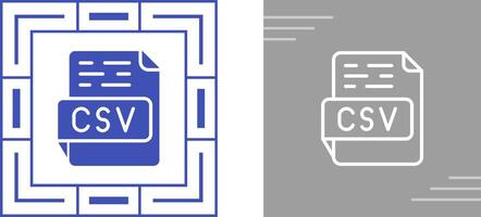 CSV Vector Icon