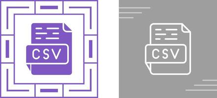 CSV Vector Icon