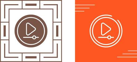 Video Play Button Vector Icon