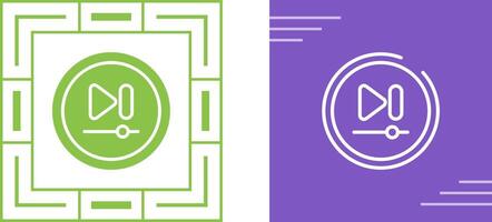 Video Next Track Button Vector Icon