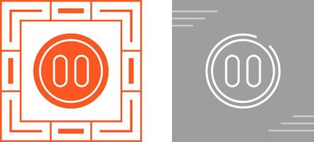Pause Button Vector Icon