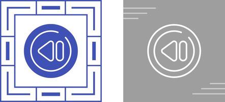 Previous Track Circle Vector Icon