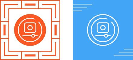 Video Record Circle Vector Icon