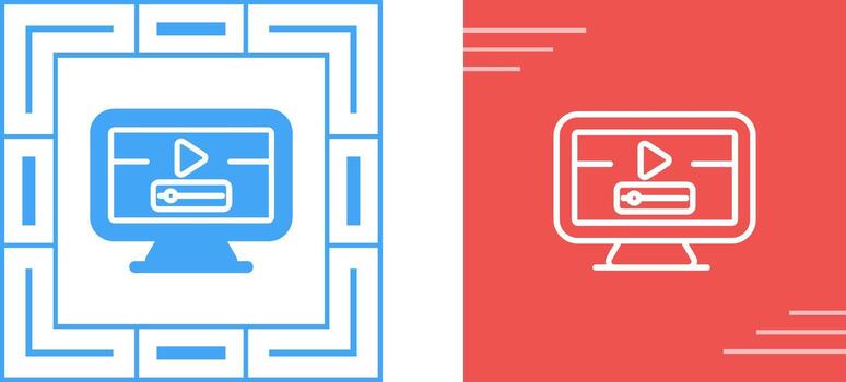 icono de vector de computadora
