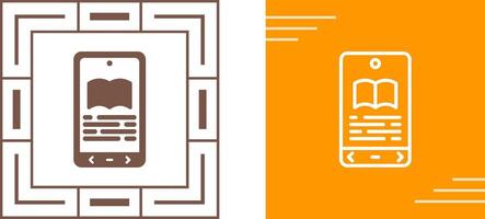 E book Reader Vector Icon