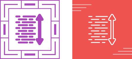 Line Spacing Vector Icon